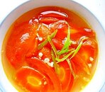 トマトとにんじんの中華スープ